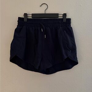 Women's Navy Blue Athletic Shorts